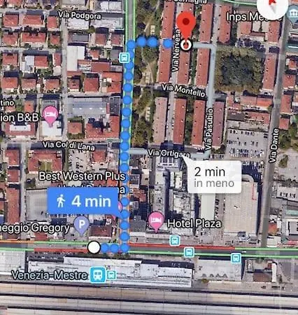 100 Mt To Station Venezia,free Parking,shuttle Airport Gorizia Mestre